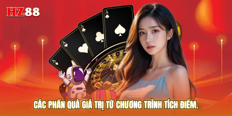 Các phần quà giá trị từ chương trình tích điểm
