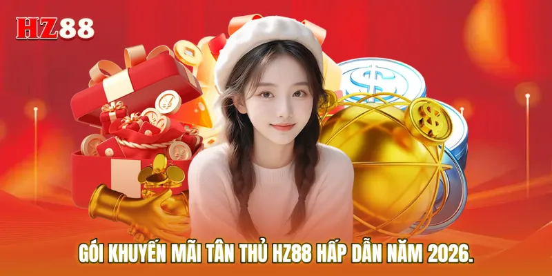 Gói Khuyến mãi tân thủ HZ88 hấp dẫn năm 2026